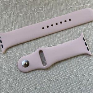 Replacment Strap for iWatch Pink Sport Rubber Band Strap Size 4244mm